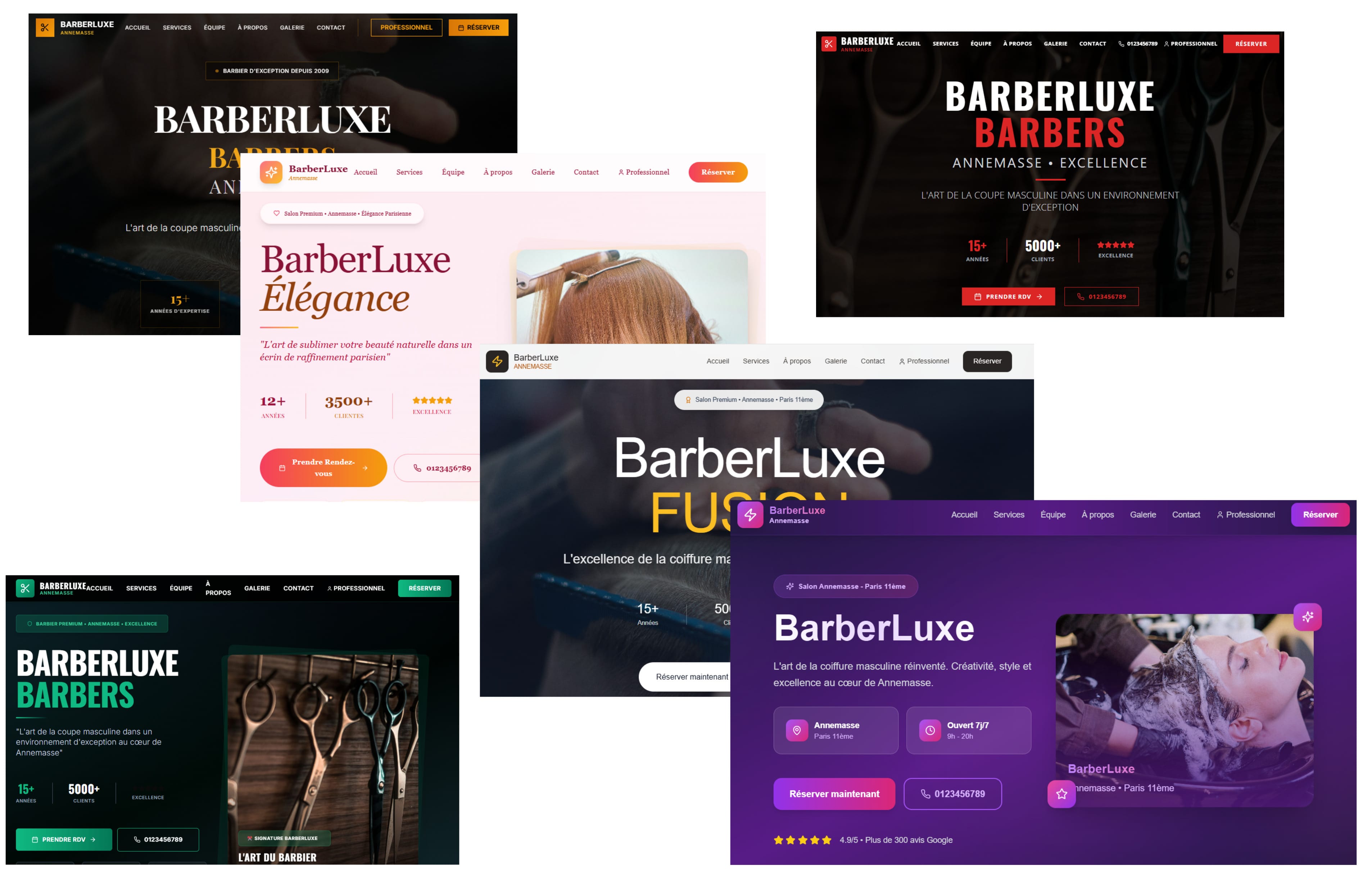 Aperçu des templates DigiCalend